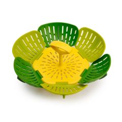 Vaporera plegable con mango amarillo - Polipropileno - Joseph Joseph