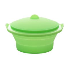 Vaporera plegable verde 24 cm - Silicona - Lékué