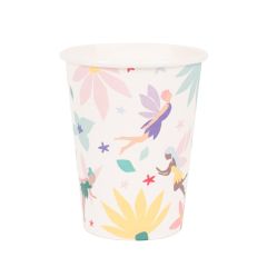Vasos de papel flores y hadas 205 ml (8) - My Little Day