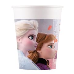 Vasos de papel Frozen II 200 ml (8) - Decorata Party