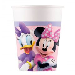 Vasos de papel Minnie y Daisy 200 ml (8) - Conver Party