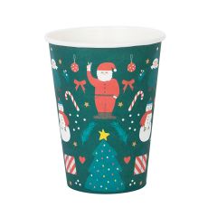 Vasos de papel Navidad 205 ml (8) - My Little Day