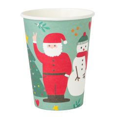 Vasos de papel personajes Navidad 205 ml (8) - My Little Day