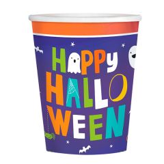Vasos de papel Happy Halloween 250 ml (8) - Amscan