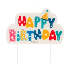 Vela Happy Birthday - Dekora