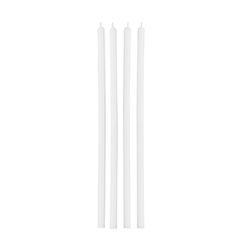 Velas largas blancas 15 cm (12) - Wilton
