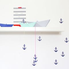 Vinilos anclas azules (36) - Pom