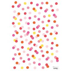 Vinilos confeti tonos rosas y amarillos - Lilipinso