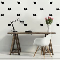 Vinilos gatos negros (36) - Pom