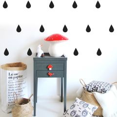 Vinilos gotas negras (64) - Pom