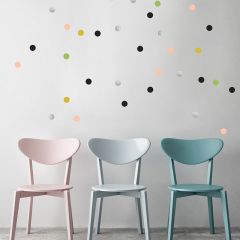 Vinilos lunares multicolores pastel (80) - Pom