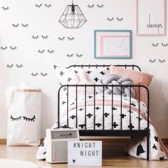 Vinilos pestañas ojos cerrados (36) - Pom