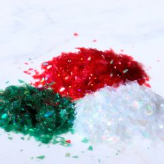Virutas de purpurina verde, rojo y blanco Christmas Magic Sparkles 9 g - PME
