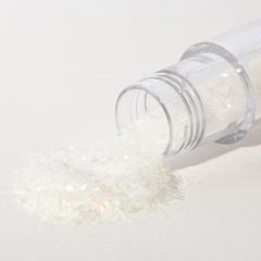 Virutas de purpurina blancas White Crystal Sparkles 3 g - PME