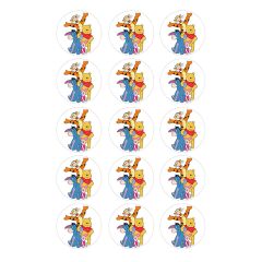 Oblea Winnie the Pooh y personajes 5 cm (15) - María Lunarillos