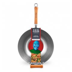 Wok Excellence 32 cm - Acero al carbono - Ken Hom
