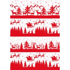 Papel de azúcar trineos de Navidad - María Lunarillos