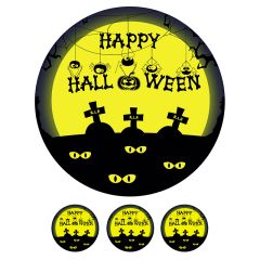 Oblea tumbas Halloween 20 cm - María Lunarillos