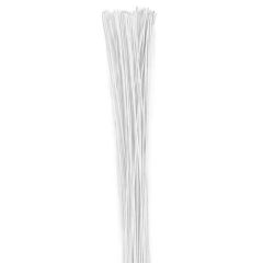 Alambres blancos para flores nº 28 (50) - Decora