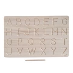 Tabla de madera para grafomotricidad mayúsculas - Ösbru