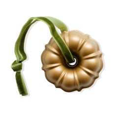 Adorno árbol navidad molde bundt dorado - Nordic Ware