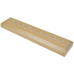 Base de madera para 9 perlas - Montessori