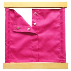 Bastidor de madera con botones a presión - Montessori