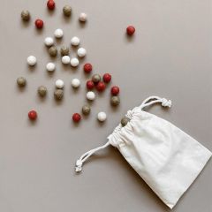 Bolas de fieltro para arcoíris o tablas de grafomotricidad (93) - Ösbru