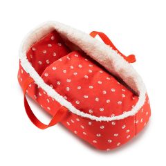 Capazo rojo para muñecas - Lilliputiens