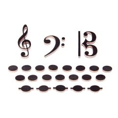 Claves y notas magnéticas (28) - Serclet