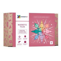 Construcción magnética Geometría pastel 40 piezas - Connetix