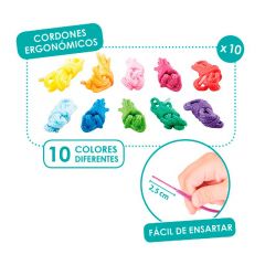 Cordones ergonómicos para coser y enlazar (10) - Akros