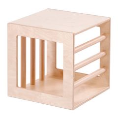 Cubo de gateo de madera con barrotes para escalar Pikler - Dusyma