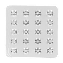 Diamantes de gelatina transparentes (20) - Funcakes
