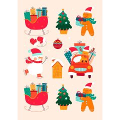 Oblea Mix Navidad (A4) - María Lunarillos