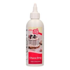 Drip de chocolate marrón oscuro 180 g - Funcakes
