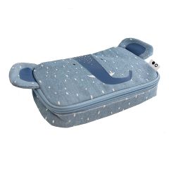 Estuche rectangular azul elefante - Trixie