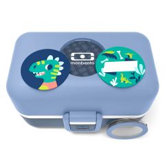 Fiambrera triple compacta azul infinity polipropileno (sin BPA) 800 ml - Monbento