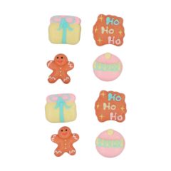 Figuras de azúcar Cute Christmas Navidad (8) - Wilton