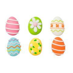 Figuras de azúcar huevos de Pascua (6) - Sin gluten - Decora