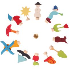 Figuras de madera para calendario anual circular (12) - Grimm's