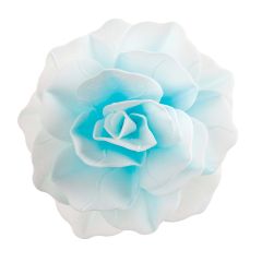 Flor de oblea azul 12,5 cm - Sin gluten - Dekora