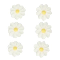 Flores de azúcar margaritas 2,3 cm (16) - Funcakes
