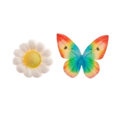 Mariposas de oblea y margaritas de azúcar (9) - Sin gluten - Dekora