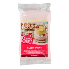 Fondant blanco rosa 250 g - Sin gluten - Funcakes