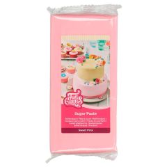 Fondant rosa suave 1 kg - Sin gluten - Funcakes