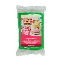 Fondant verde 250 g - Sin gluten - Funcakes