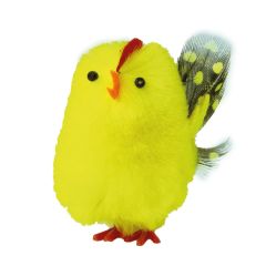 Gallo de pascua con plumaje 4,5 cm