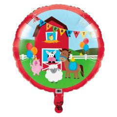 Globo de foil animales de la granja 45 cm - Creative Converting