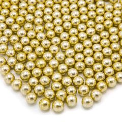 Perlas de chocolate doradas Gold Metallic Choco 90 g - Happy Sprinkles